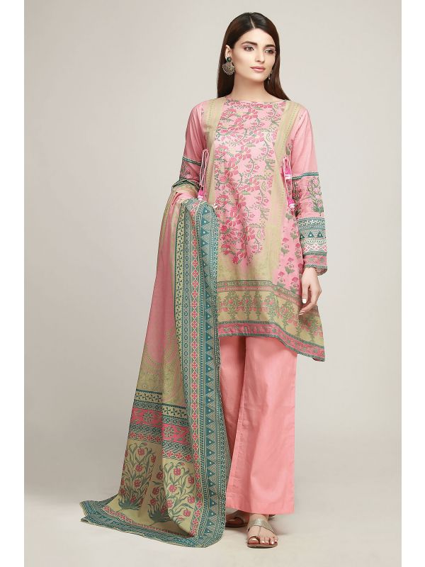 Khaadi-BF19108 (Peach)