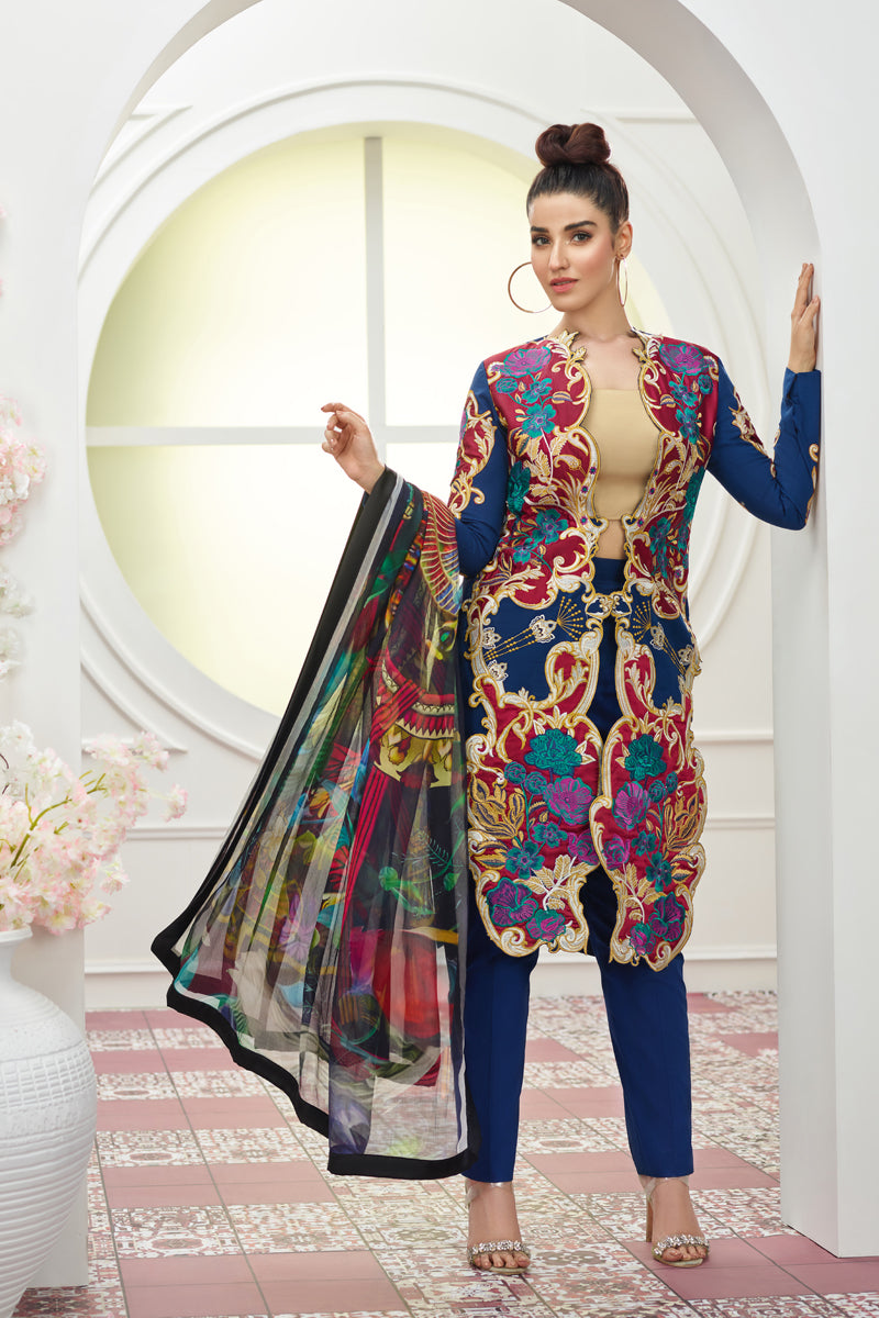 2B - Lightening Colors [Asifa & Nabeel Festive Lawn 2019]