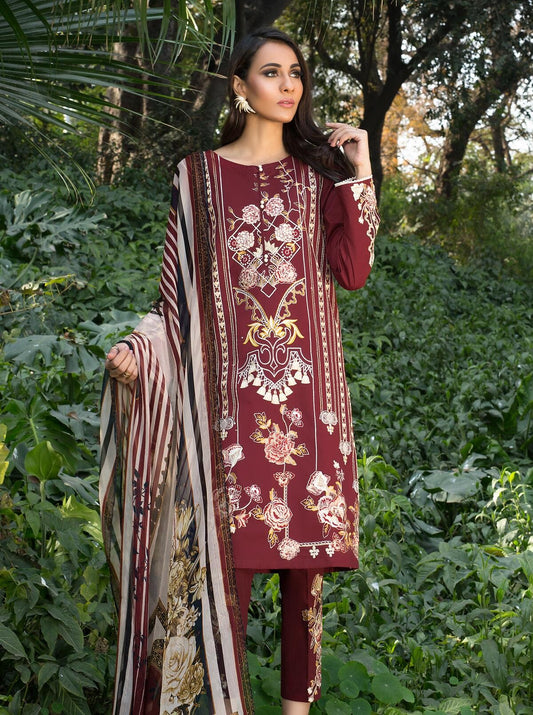 Scarlet Love (Lawn - 3 Piece) by Beech Tree