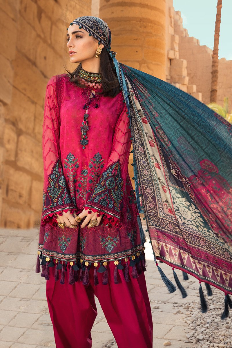 D-2007-A | Maria B. | Unstitched Fabrics | Spring Summer Lawn'20