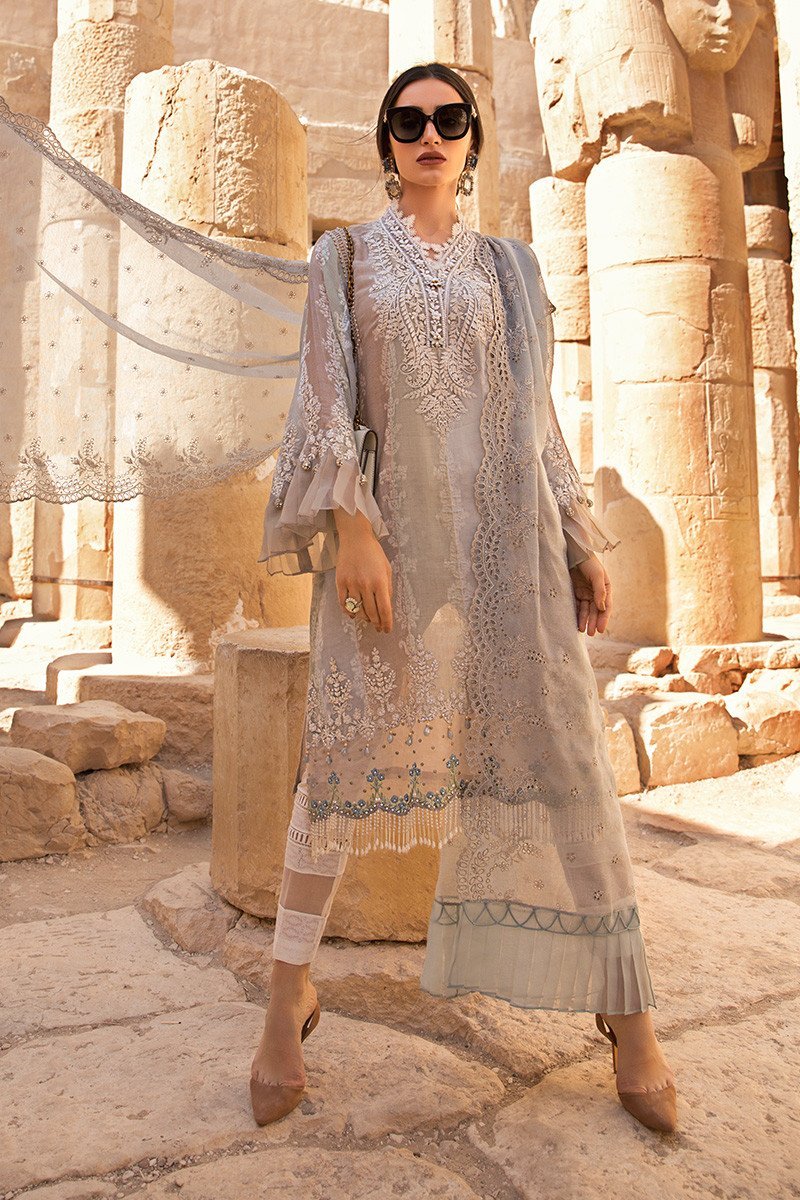 D-2014-B | Maria B. | Unstitched Fabrics | Spring Summer Lawn'20