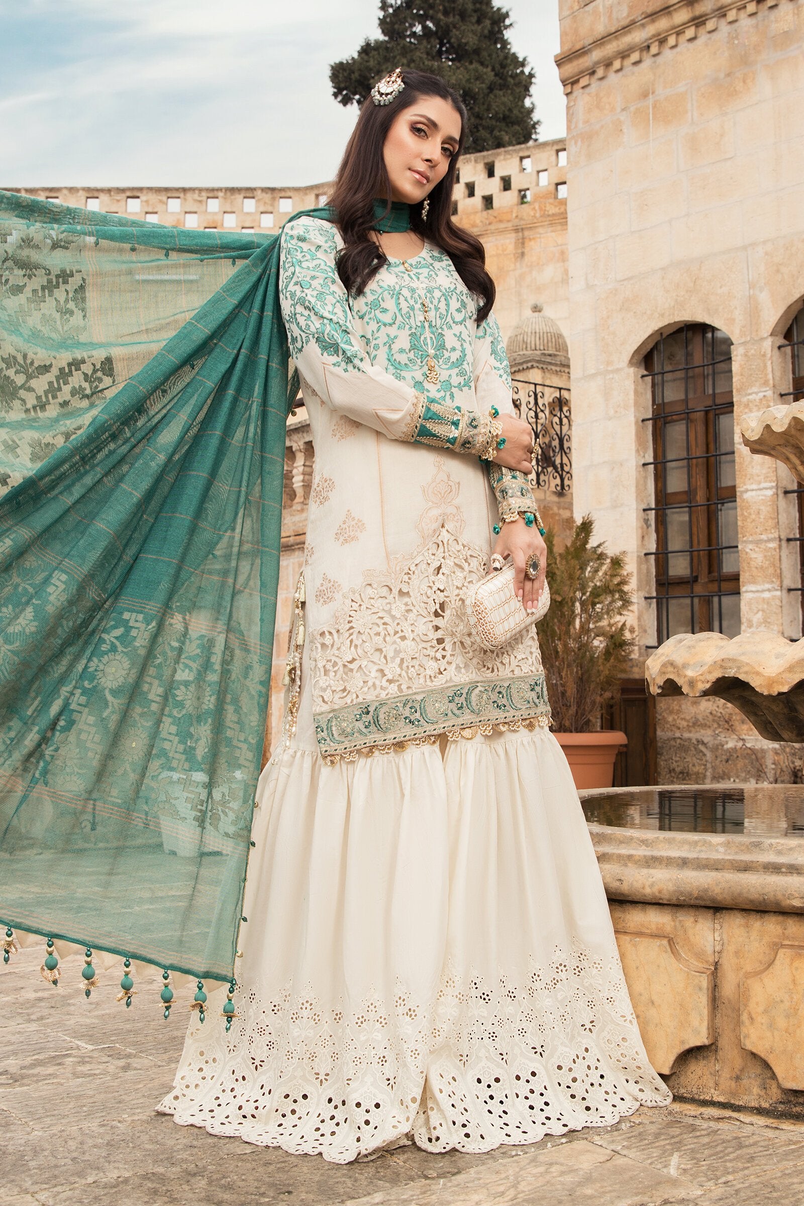 D-2103-A | Maria B | Unstitched Lawn Collection 2021