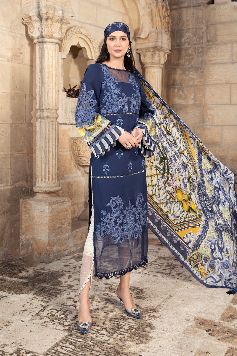 D-2108-A | Maria B | Unstitched Lawn Collection 2021