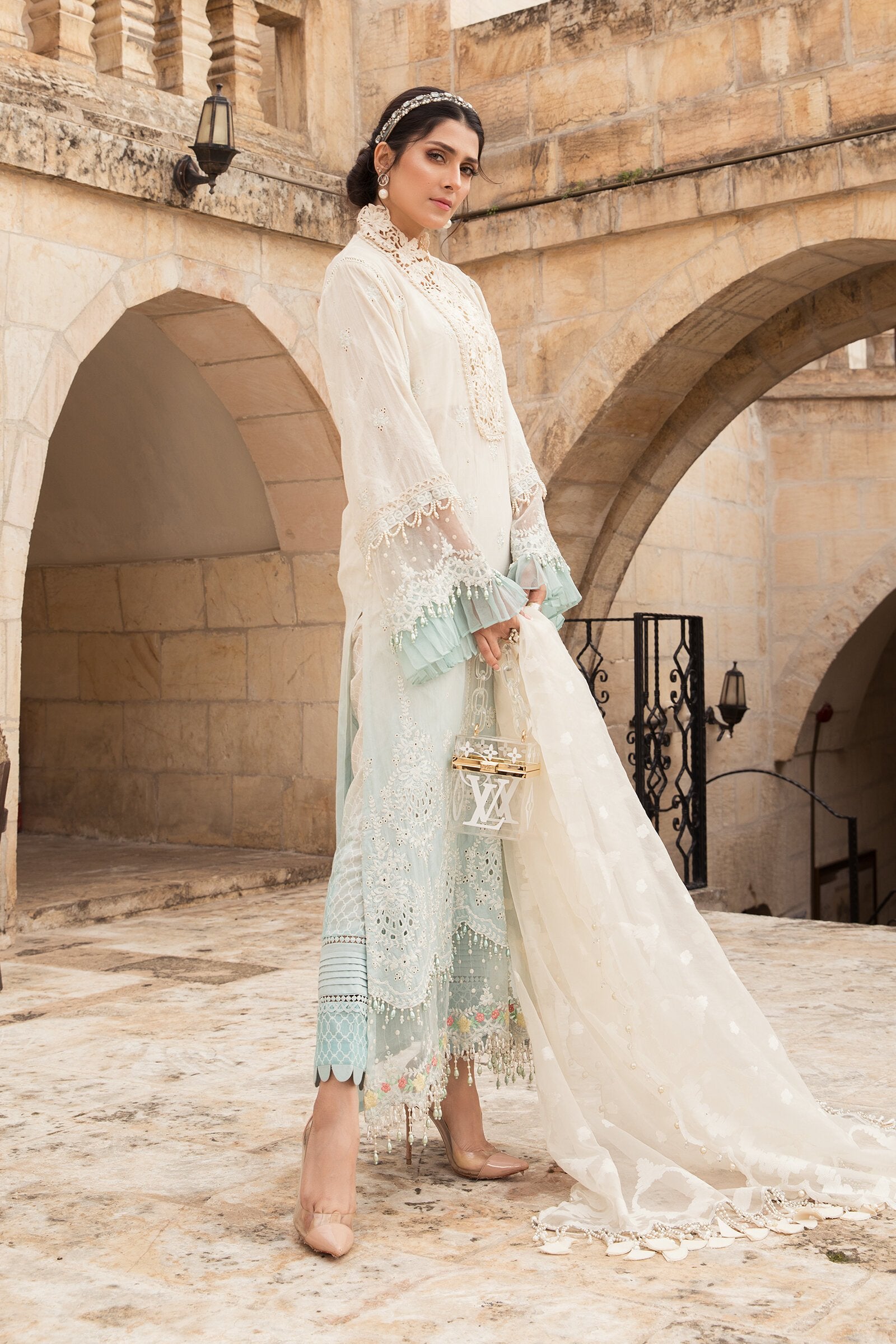 D-2111-A | Maria B | Unstitched Lawn Collection 2021