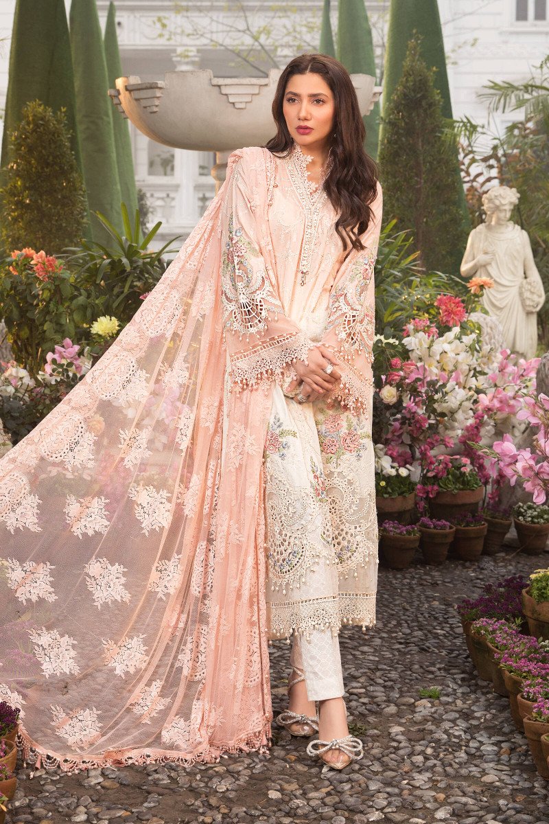 D22-02-B | Maria B | Unstitched Luxury Lawn Collection 2022