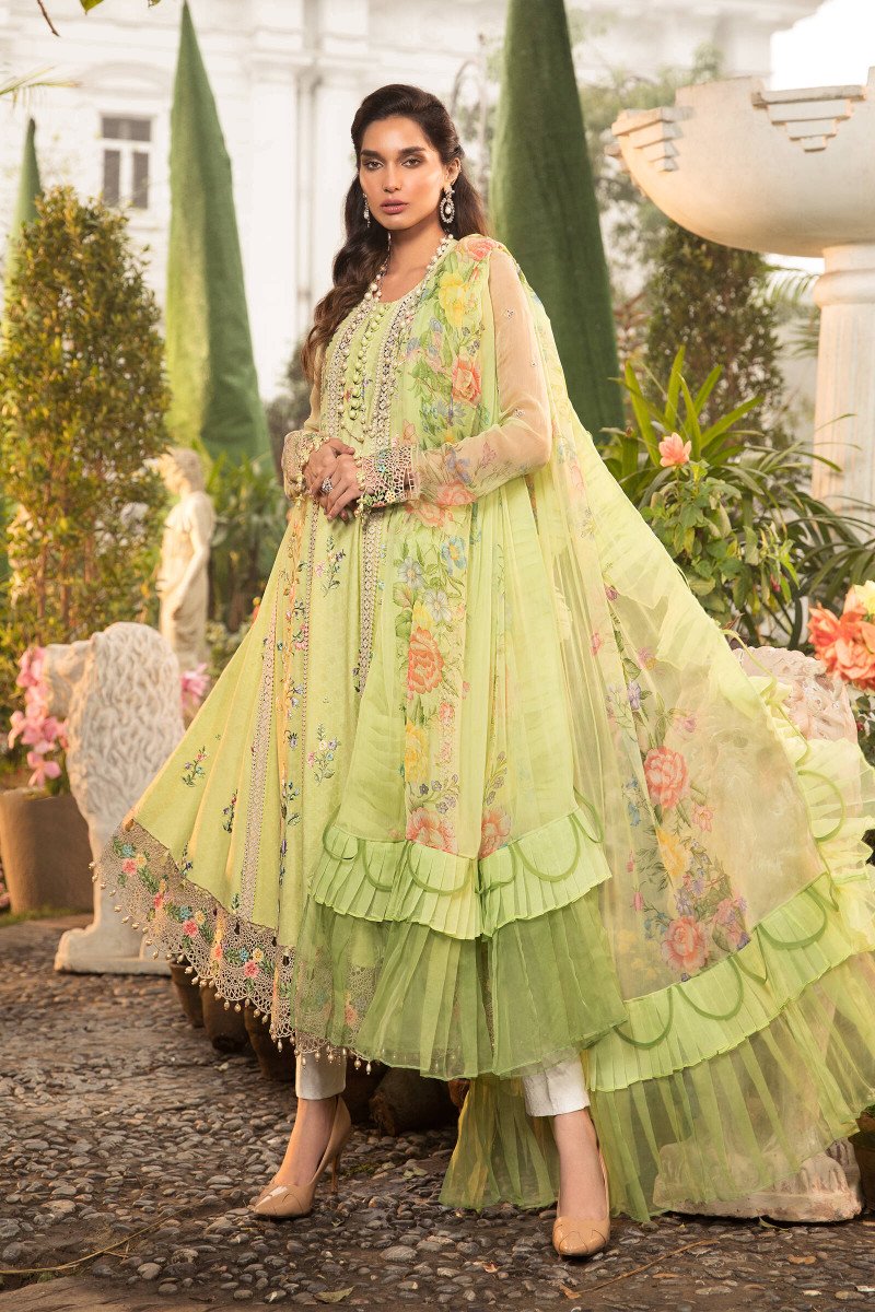 D22-03-B | Maria B | Unstitched Luxury Lawn Collection 2022
