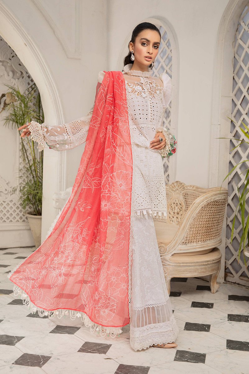 D22-04-A | Maria B | Unstitched Luxury Lawn Collection 2022