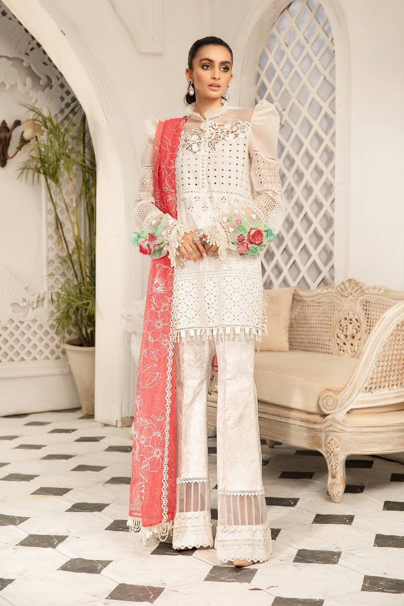 D22-04-A | Maria B | Unstitched Luxury Lawn Collection 2022