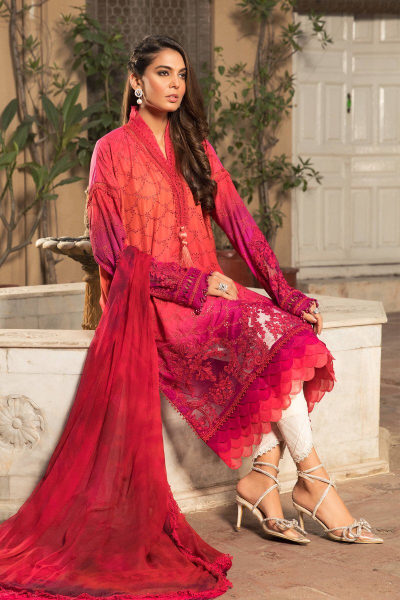 D22-09-B | Maria B | Unstitched Luxury Lawn Collection 2022