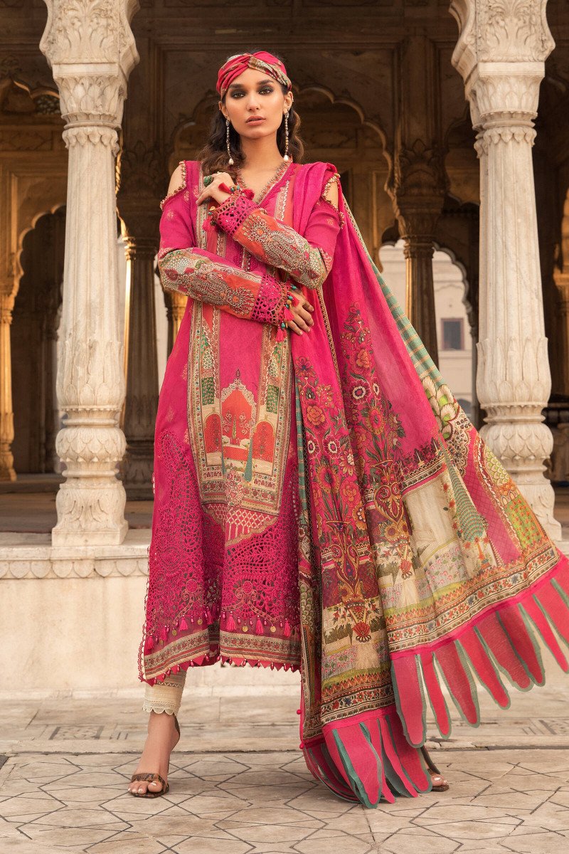 D22-13-B | Maria B | Unstitched Luxury Lawn Collection 2022