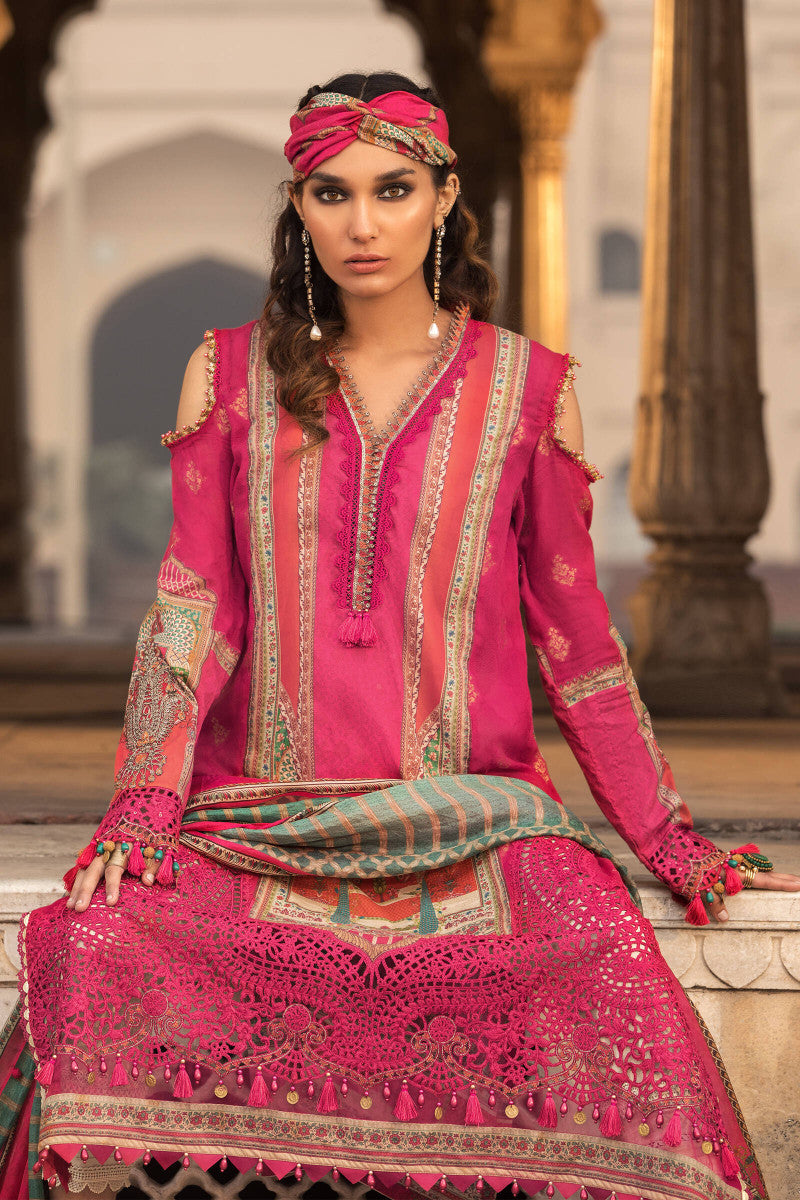 D22-13-B | Maria B | Unstitched Luxury Lawn Collection 2022
