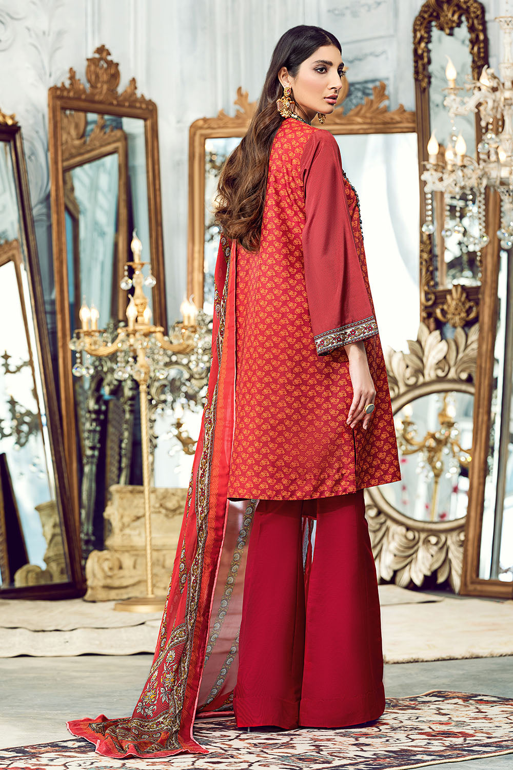 DGS-93 | GulAhmed | Lamis Digital Printed  Satin Collection 2021