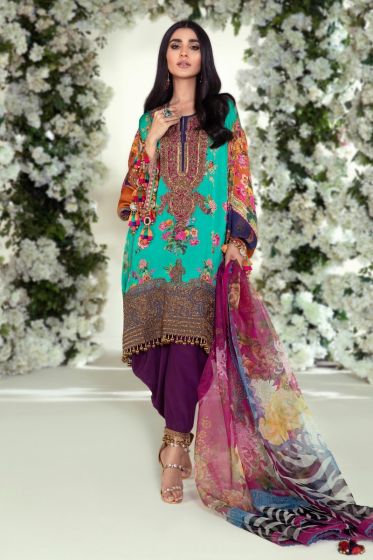 E201-006A-CI | Sana Safinaz Nura Luxury Festive Collection 2020