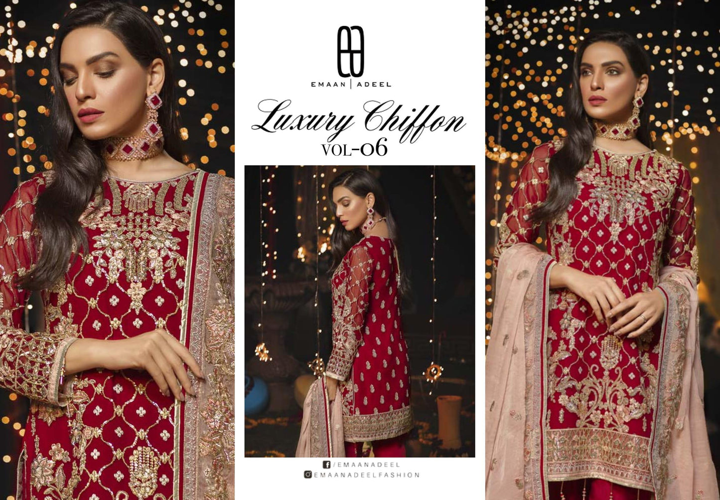 EA608 [Emaan Adeel - Luxury Chiffon - Volume 6]