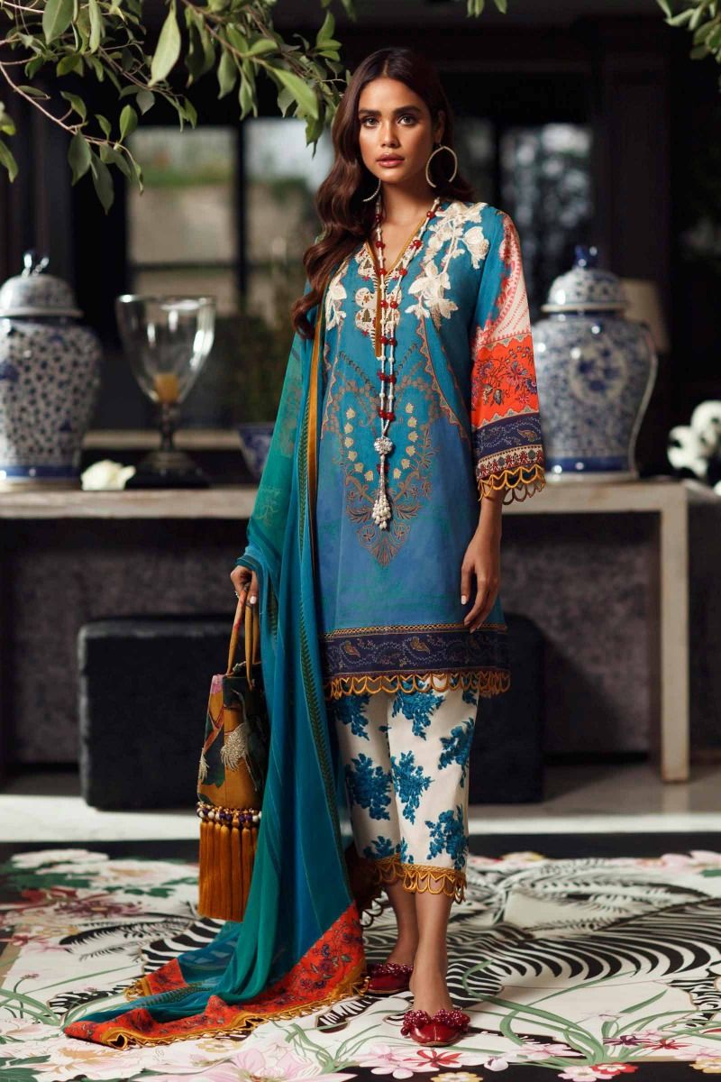 H201-016A-Ci | Sana Safinaz | Mahay Summer Lawn 2020