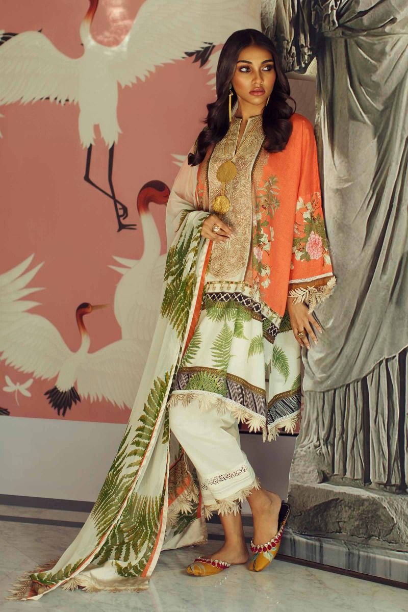 H201-008A-Bi | Sana Safinaz | Mahay Summer Lawn 2020