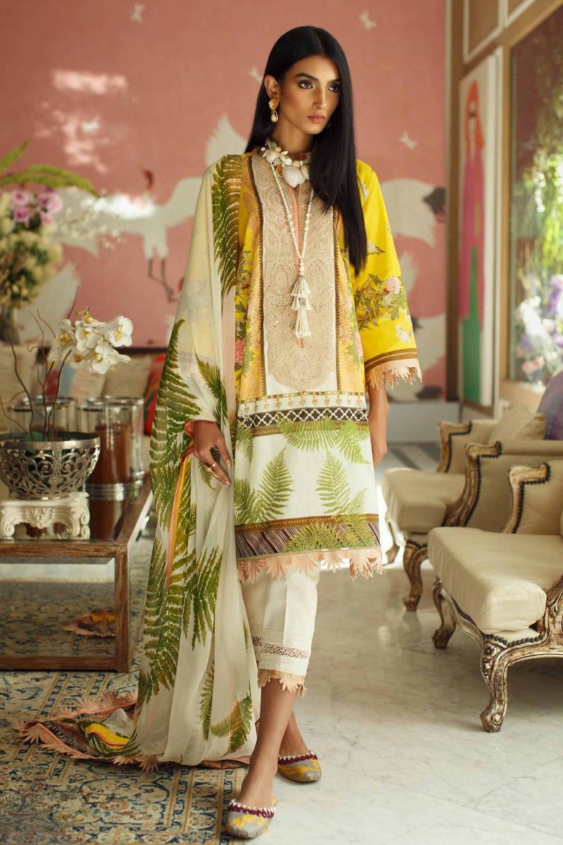 H201-008B-Bi | Sana Safinaz | Mahay Summer Lawn 2020