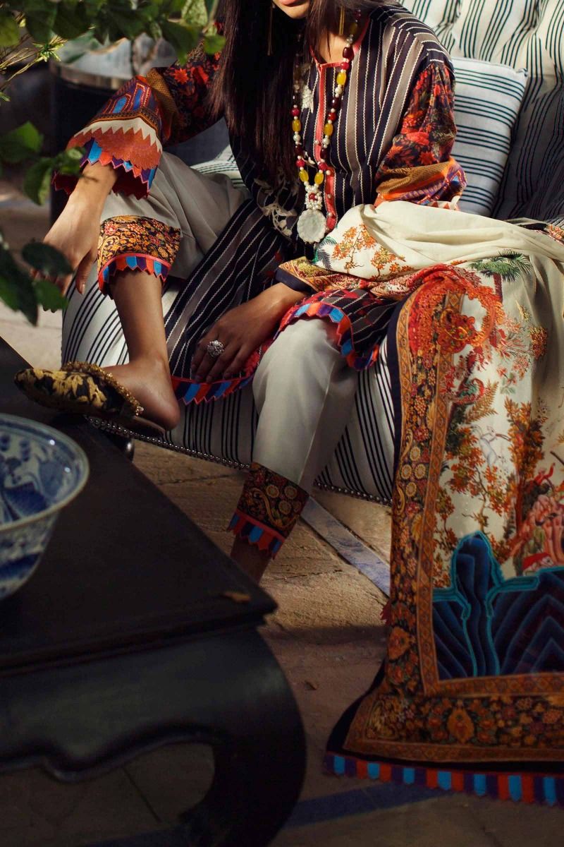 H201-009A-Bg | Sana Safinaz | Mahay Summer Lawn 2020