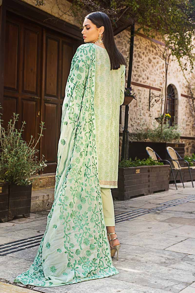 Sea Green EA-69 [GulAhmed - Eid Ul Azha Luxury Collection 2019]