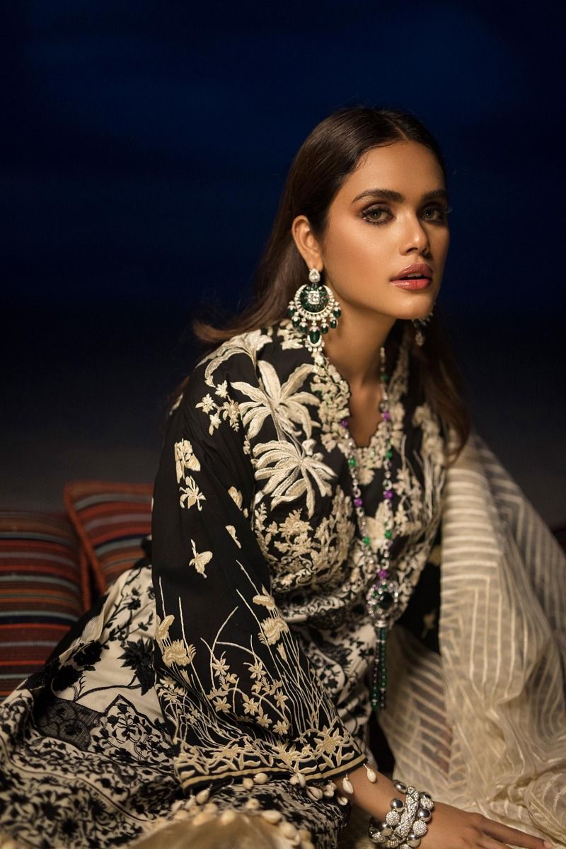 L201-010A-CJ (3Pcs) | Sana Safinaz | Luxury Lawn'20