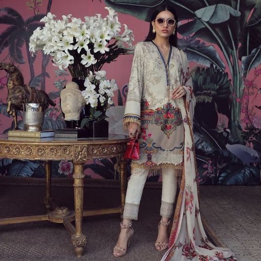 Muzlin 13A - Chinoi-Soiree (3 Piece Lawn) by Sana Safinaz