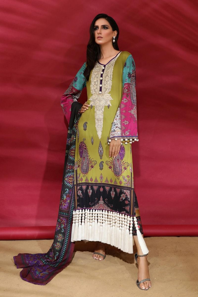 2-B [Sana Safinaz Muzlin Winter Collection]