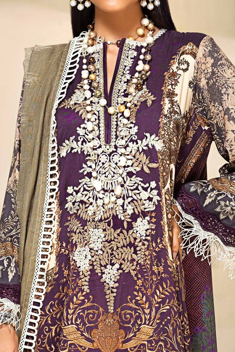 M203-007A-BO | Sana Safinaz | Muzlin Winter'20