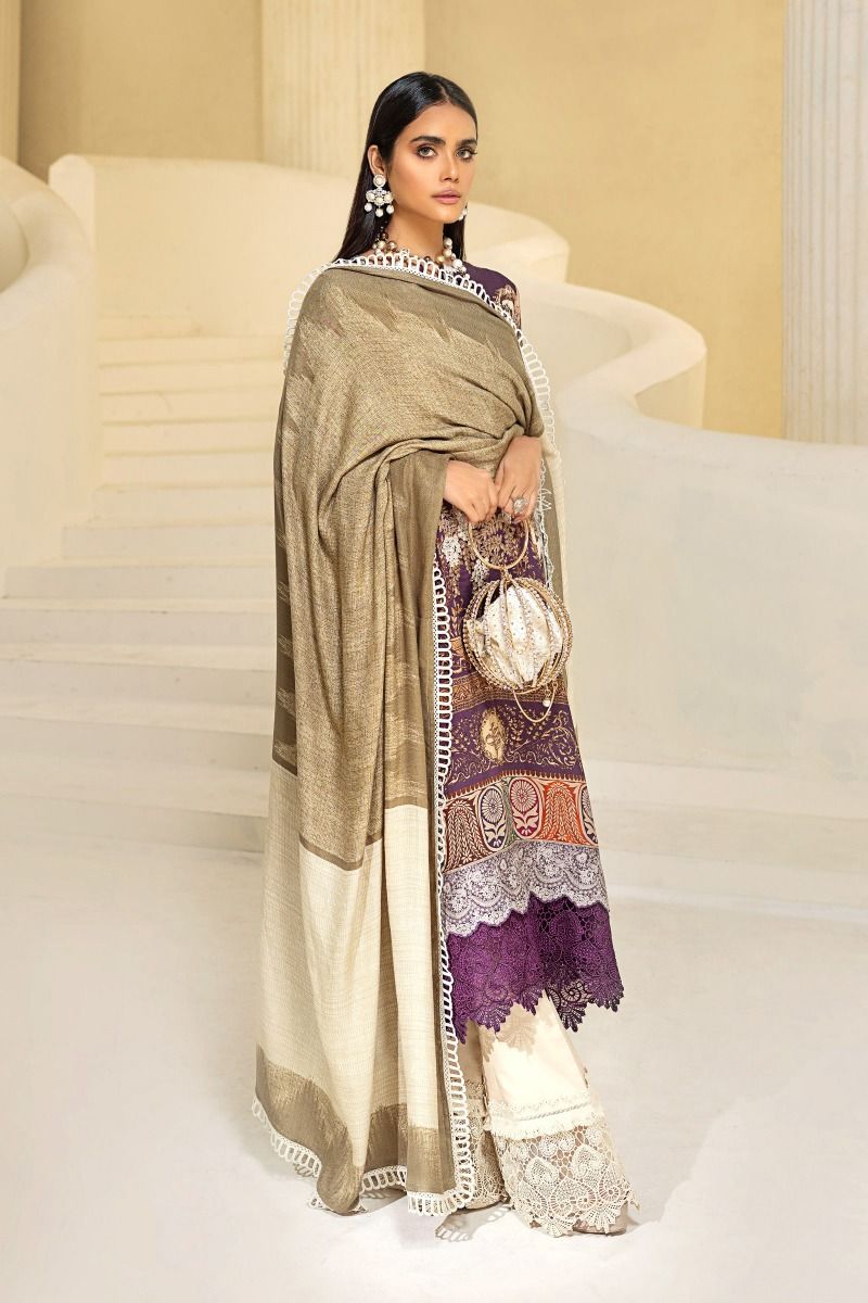 M203-007A-BO | Sana Safinaz | Muzlin Winter'20