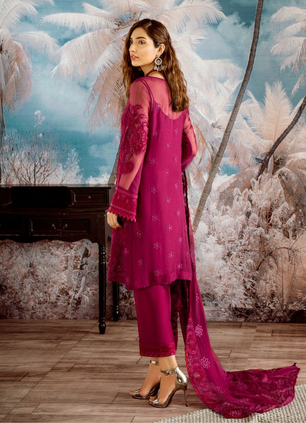 07 Carmine (3PC) [Iznik - Opulent Chiffon Collection]