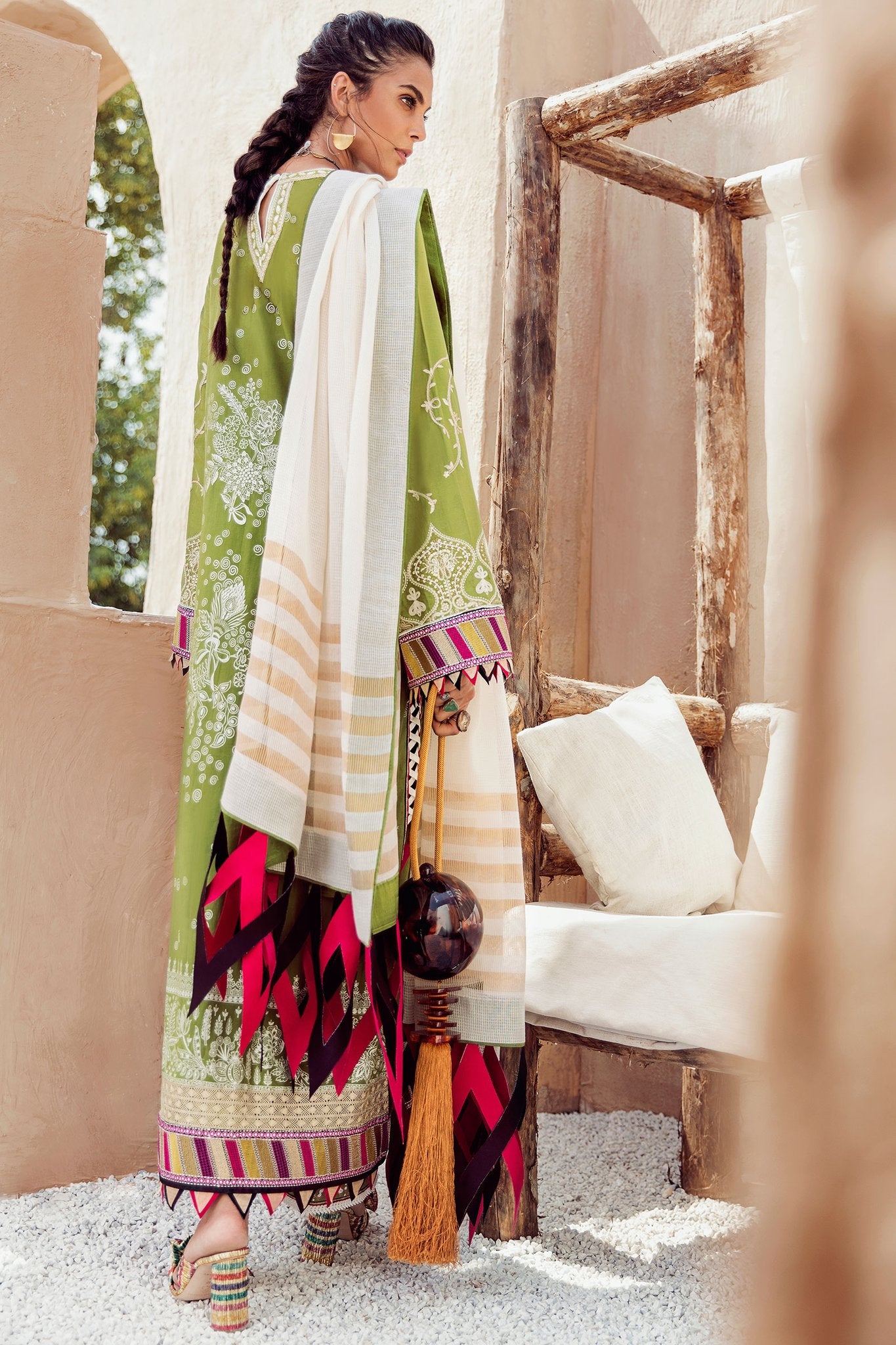 EF-02 (Chloe)| Elan | Letters From Formentera | Festive Unstitched 2020