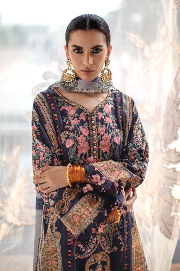 S221 - 006A - CP | Sana Safinaz | Winter Luxury Collection 2022