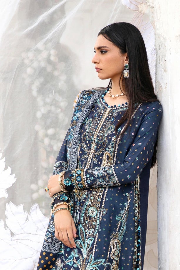 S221 - 008B - CP | Sana Safinaz | Winter Luxury Collection 2022