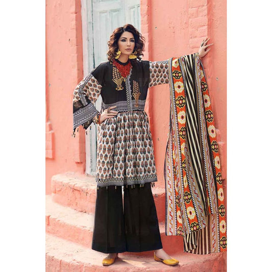 2 PC Lawn Shirt & Dupatta GT-13 B