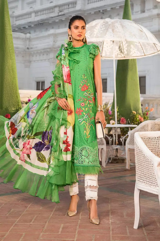 D22-07-B | Maria B | Unstitched Luxury Lawn Collection 2022