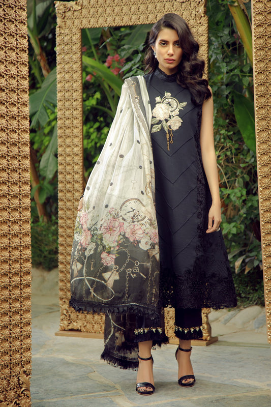 5A Black - Zarqash Lawn 2019